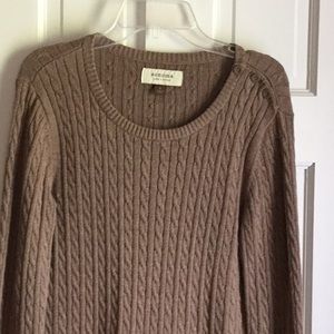 Cotton 3 Button Sweater